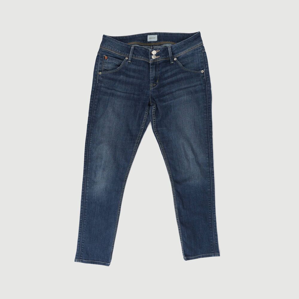 Hudson Jeans Women's Size 29 Dark Wash Stretch Denim Mid Rise Skinny Bootcut